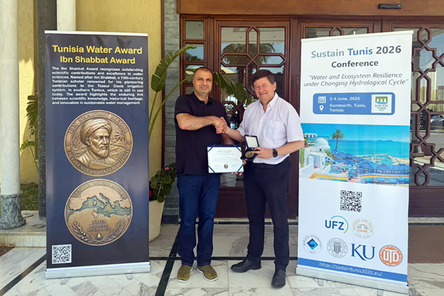 Prof. Jaime Gómez-Hernández receives the Tunisia Water Award 2026