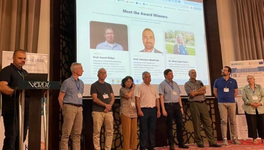 Prof. Salvatore Manfreda receives the Tunisia Water Award 2026