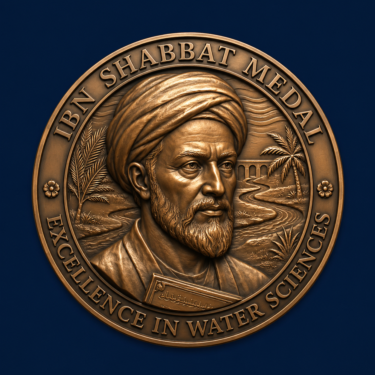Front side of the Ibn Shabbat Medal